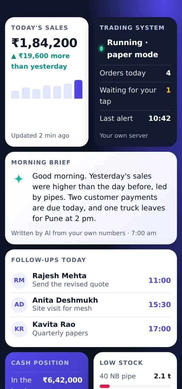 Custom home-screen widgets